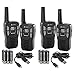 NEW! (4) COBRA CXT145 MicroTalk 16 Mile 22 Channel Walkie Talkie 2 Way Radios