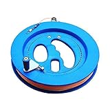 Hengda Kite Professional Outdoor Kite Line Winder Winding Reel Grip Wheel with flying Line String Flying Tools With Lock-Blue