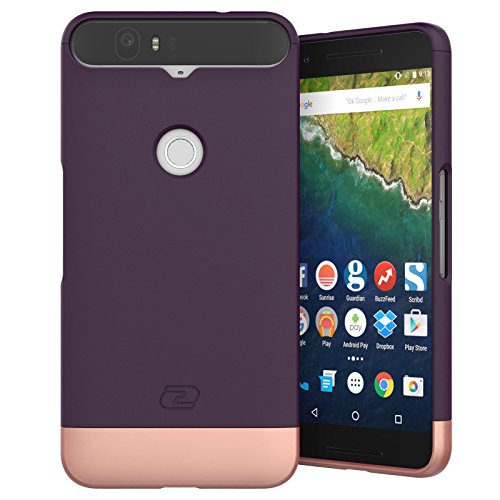 Nexus 6P Case, Encased Ultra Thin (2016 SlimShield Edition) Full Coverage, Hybrid Tough Shell (Royal Purple)