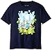 Minecraft Big Boys' Adventure Youth T-Shirt,Navy,Large