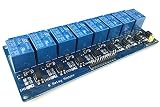 LANDZO 8 Channel 5V DC Relay Module Expansion Board for Arduino Raspberry Pi DSP AVR PIC ARM