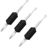 Needlehouse 1inch/25mm tattoo needles tube combo 1207RM 20pcs disposable tattoo needles tube grips Curved Magnum (7RM)