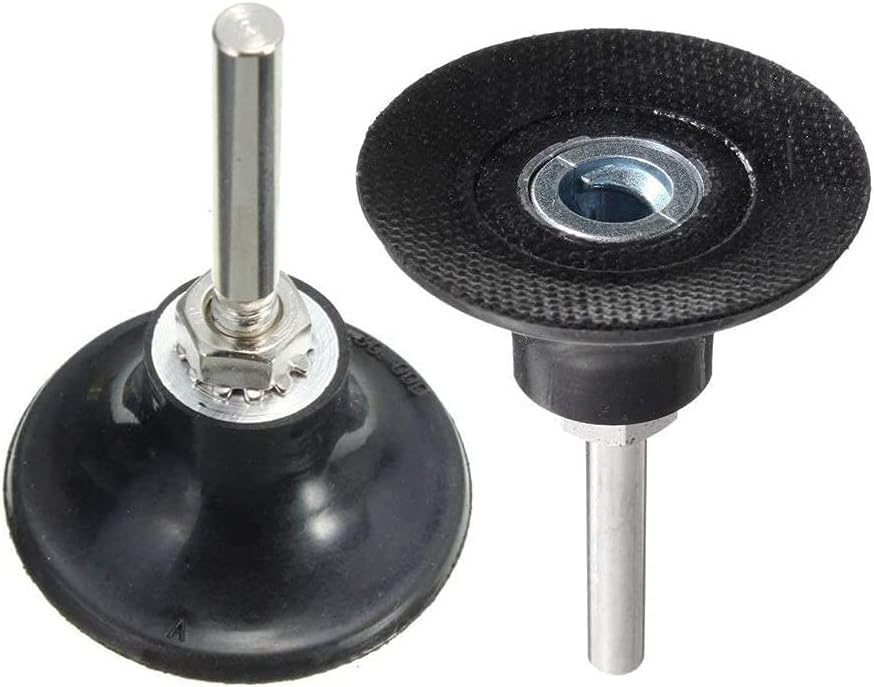 Bestgle 2 pcs 2" Disc Pad Holder Roll Lock Sanding Mandrel 1/4" Shank