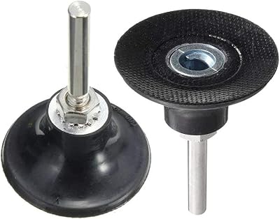 Bestgle 2 pcs 2" Disc Pad Holder Roll Lock Sanding Mandrel 1/4" Shank
