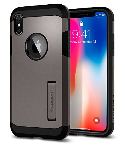 Spigen-Tough-Armor-iPhone-X-Case-with-Kickstand-and-Extreme-Heavy-Duty-Protection-and-Air-Cushion-Technology-for-Apple-iPhone-X-2017