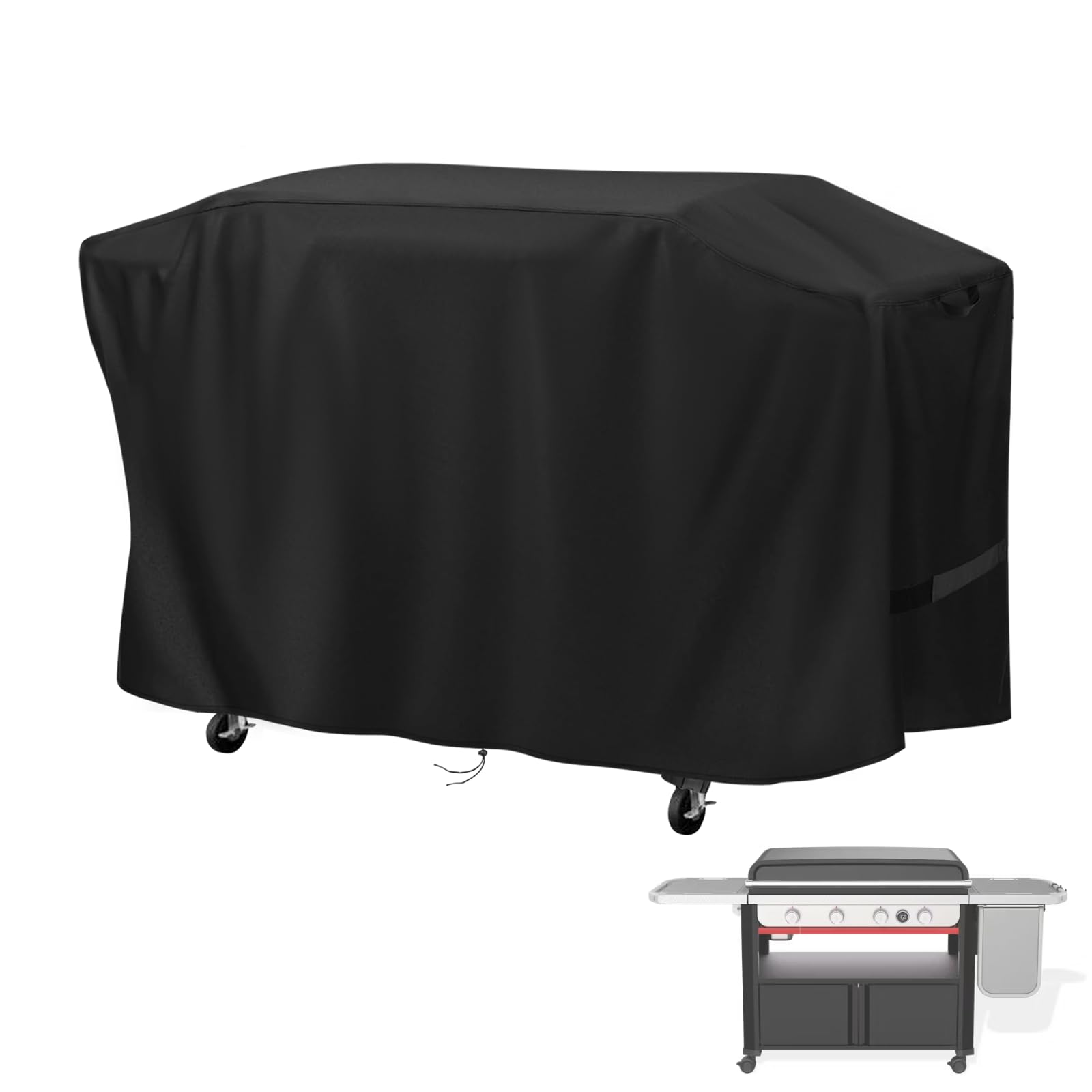 Photo 1 of Iptienda Grill Cover for Weber Slate 36 inch Griddle, 77 inch Outdoor Grill Cover Waterproof for Weber 36 inch Rust-Resistant Gas Griddle -77" L x 27" W x 39" H