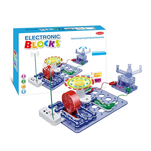 Bable Buckles Circuits System Toys Science Experiments Kids Electronics Discovery Kit Manual Electrical Generator - 500 Projects