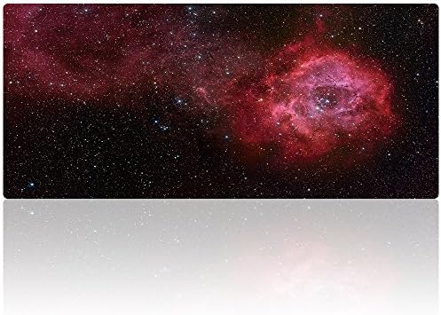 Cmhoo Gaming Mouse Pad Extended & Large Desk Pad with Special-Textured Surface (90x40 hongsexingkong011)