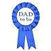 TTCOROCK Light Blue Baby Shower Sash DAD to Be Tinplate Badge Kit Baby Shower Party Gender Reveals Party Gifts