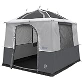 E-Z UP Camping Cube Sport, Converts 10' Angled Leg Canopy into Camping Tent, Grey (Canopy/SHELTER/Poles NOT Included)