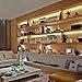 LE 16.4ft LED Strip Light, Super Bright, 300 LEDs SMD 5050, Non-Waterproof LED Tape, Flexible Rope Light for Home, Kitchen, Under Cabinet, Bedroom, 12V Power Supply Not Included, Warm White