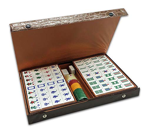 Mahjong Fliesenschieber Aus Acryl – 4 Stück, Gold-glitzernd, Je 43 Cm, Für Asiatisches Mahjong