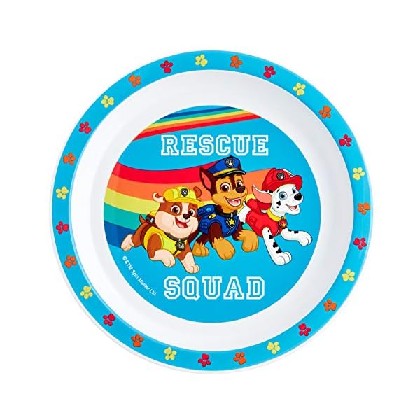 Paw-Patrol-3-Piece-resusable-PP-Tableware-Set-Childrens-Marshall-Rubble-Chase-Plate-Bowl-Tumbler-Dinnerware-Recyclable-Lightweight-Material PAW Patrol Kids Tableware Set – 3 Piece Reusable PP Plate, Bowl & Cup Set for Children – Skye, Chase, Marshall, Rubble…