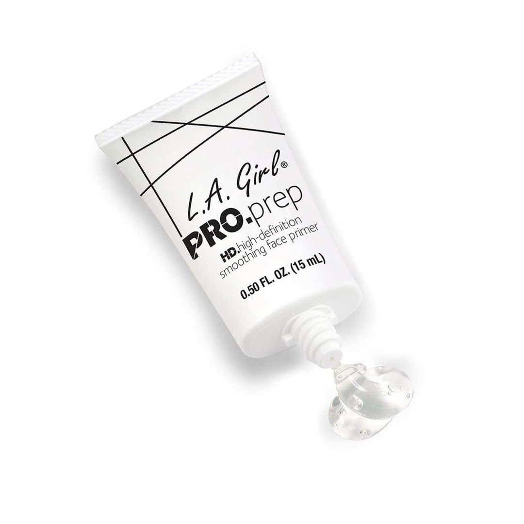 L.A. Girl PRO.Prep HD.high-definition Face Primer Clear High-Definition - Smoothing Makeup Base Lightweight, Pore Minimising, Oil-Free & Long-Lasting with Vitamin E Enriched