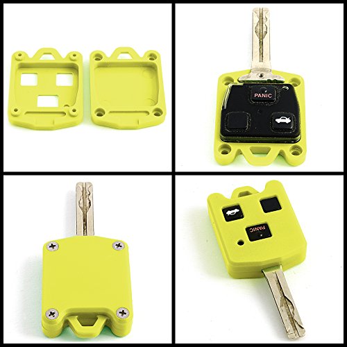 STAUBER Lexus Key Shell Replacement / NO LOCKSMITH REQUIRED! Save money using your old key and chip! - Yellow