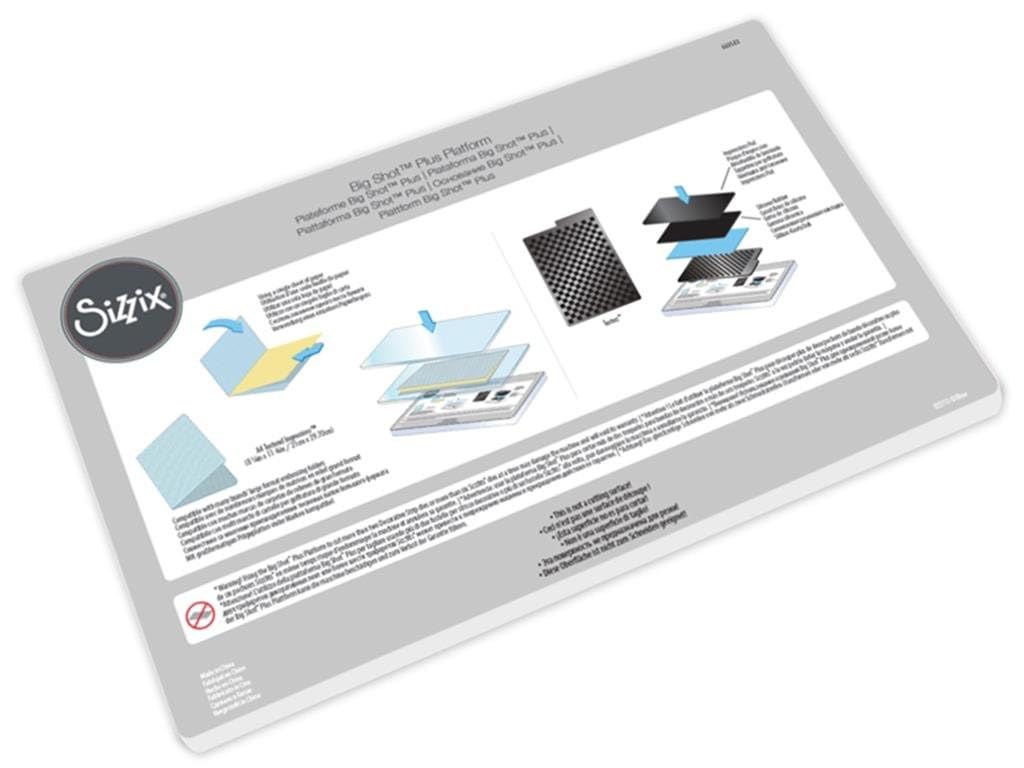 Sizzix Big Shot Plus Standard Platform 660583 Arts and Crafts Die Cutting Accessory, One Size, slate gray — image 1