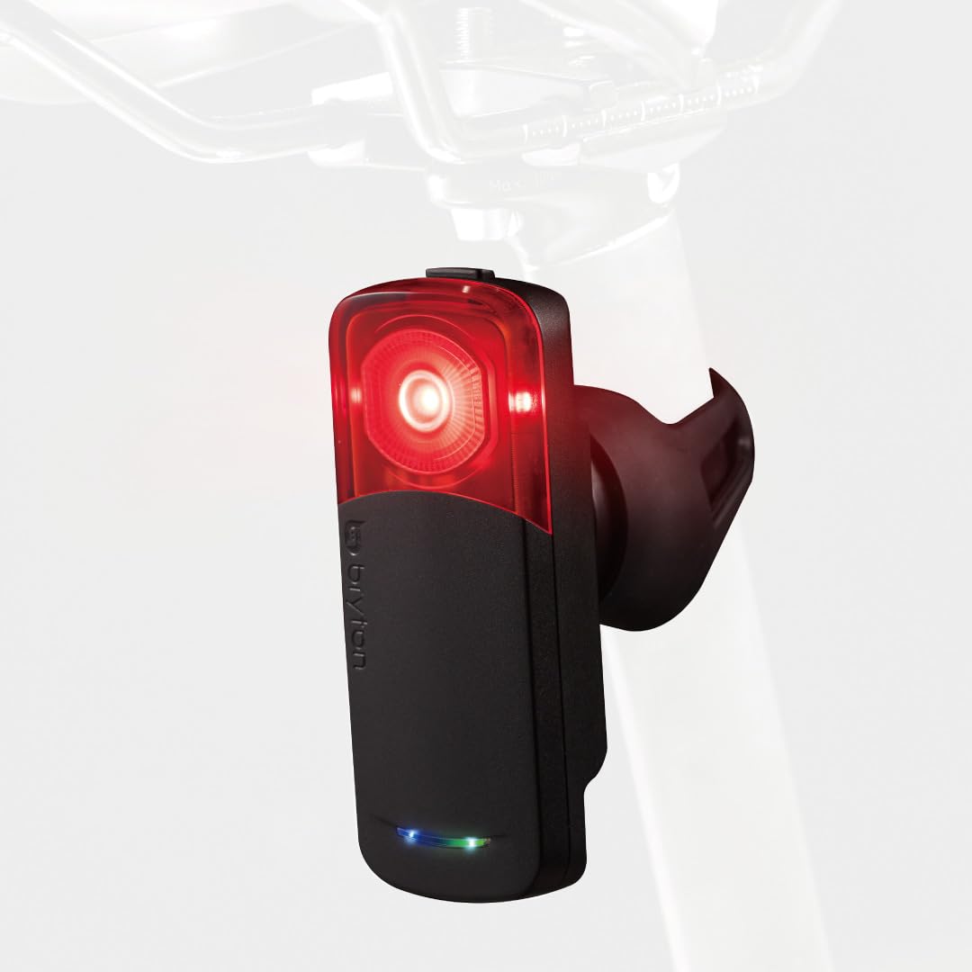 Bryton GARDIA R300L Cycling/Bike Radar with Tail Light, Visual and Audible Alerts for Vehicles up to 207 Yards Away, Viewing Angle 220°, Support APP Display