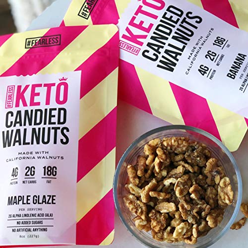Fearless Keto Small Batch HandRoasted Candied Walnuts Low Carb, High