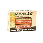 Beessential Beeswax Lip Balm, Orange Ginger, 3 Count
