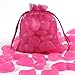 Alan Stone 100pcs Glow in The Dark Pebbles, Glow Pebbles Gravel Rocks Stones,Glow in The Dark Gravel Pebbles for Fish Tank Aquarium Walkway Garden Gifts Decoration,305g/0.67lbs, Rose Color