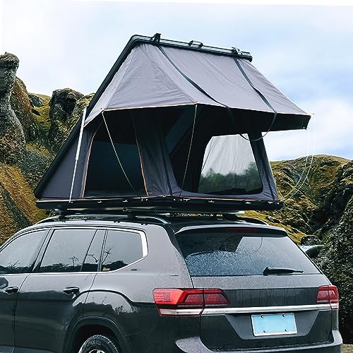 Rooftop Tent Hard Shell, Roof Top Tent for Truck SUV Jeep Car Camping ...