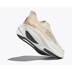 Hoka Women's Mach 6 Sneaker, Eggnog/Vanilla, 6.5 Wide