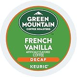 Green Mountain Coffee French Vanilla Decaf Keurig Single-Serve K-Cup Pods, Light Roast Coffee, 24 Count