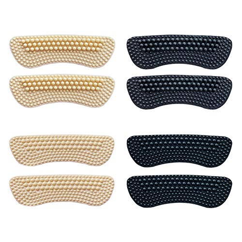 G.S YOZOH 4 Pairs Heel Grips High Heel Inserts for Women, Heel Grips Liners Inserts Relieve Pain Foot Care Tools