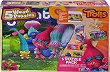 DreamWorks Trolls 5 Wood Puzzle Pack for Children