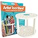Paint Brush Holder - Cool Sturdy Art & Craft Organizer for Kids Art Supplies - 49 Hole Paint Brush Organizer - Best for Tidy Craft Supplies, Artist Tools, Pens, Pencils, Markers & Painting Supplies