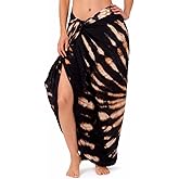 INGEAR Sarong Bathing Suit Cover Up for Women – Long Pareo Beach Wraps, Swimsuit Coverup Skirt, Stylish Bikini Cover Up