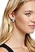STEELTIME Women's Stylish Double Sided Tribal Pearl Earrings (Turquoise)