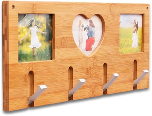 Imagen Marco Perchero Perchero De Pared De Madera Maciza De Pared