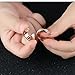 Opk Jewelry Fashion Women's Earrings Rose Gold Dull Polished Circle Stainless Steel Hoop Earring