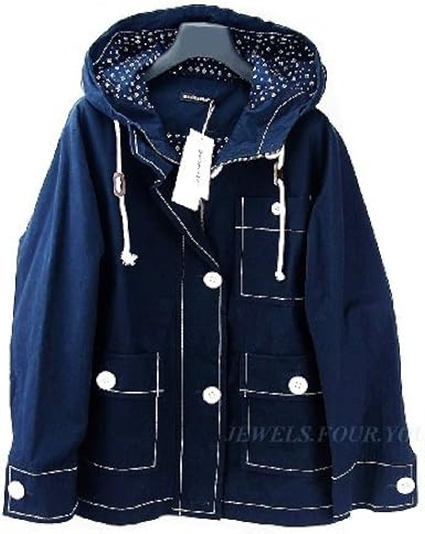 navy blue windbreaker with hood