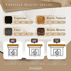 Avana Fireplace Mantle - Natural Fireplace Mantles