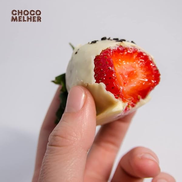 CHOCOMELHER BLANCO – 2 PACK MILK WHITE CHOCOLATE MELTS FOR CHOCOBANANOS – COATING CHOCOLATE – BEST TO COVER FROZEN BANANAS & STRAWBERRIES – TRADITIONAL SNACK FROM EL SALVADOR – 2 OF 13.22 OZ BAGS.