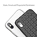 iPhone X Case AIKEMA Slim Fit Shell Soft Matte Texture Full Protective Flexible Anti-Scratch Anti-Shock Cover Case Breathable Plaid Weaved TPU Gel Case for iPhone X