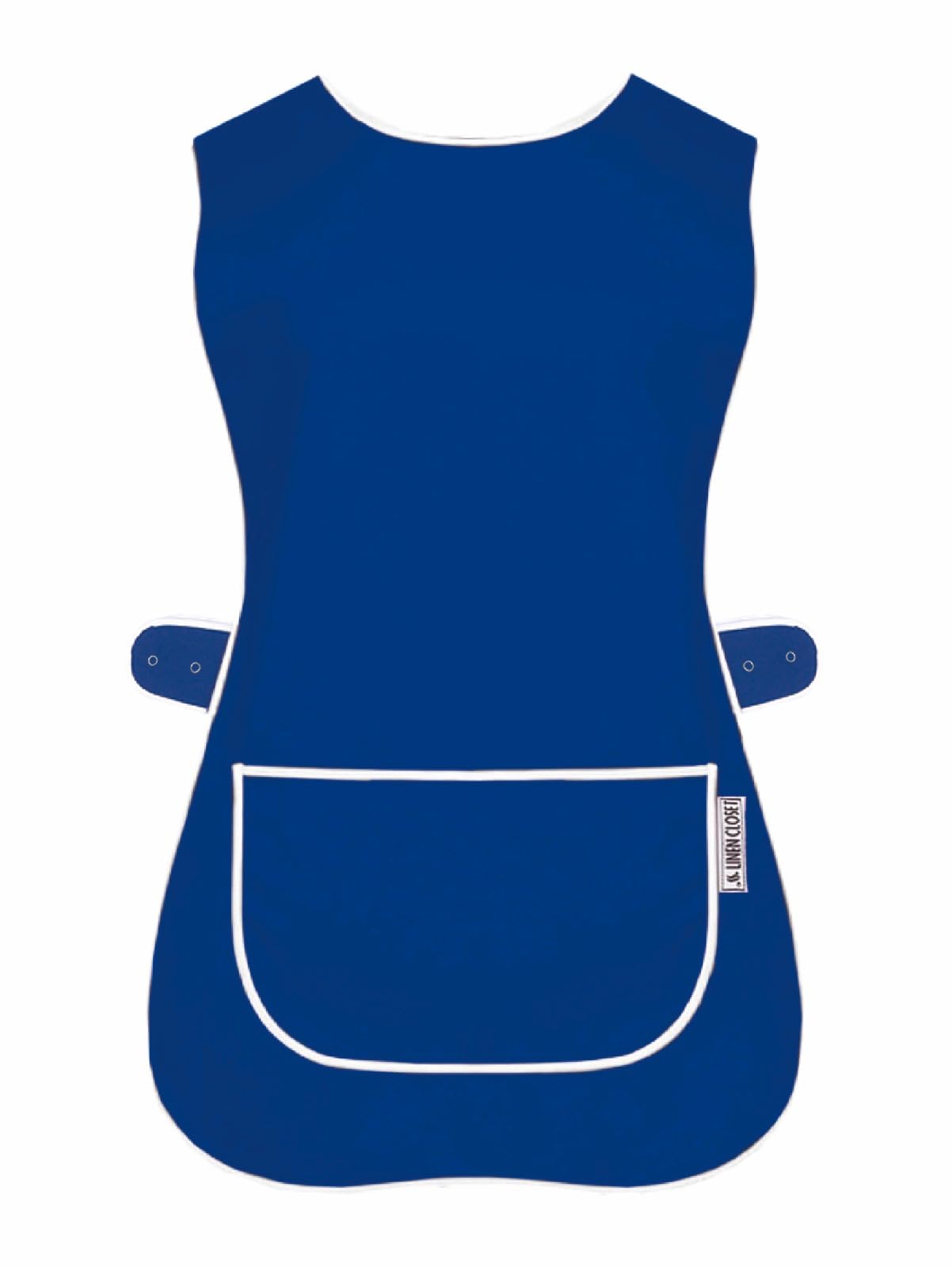 LINEN CLOSET Womens Tabards with Pockets for Men Ladies Cleaning Catering Chef Kitchen Aprons Unisex Hygea Tabard Apron Work Tabards — image 1