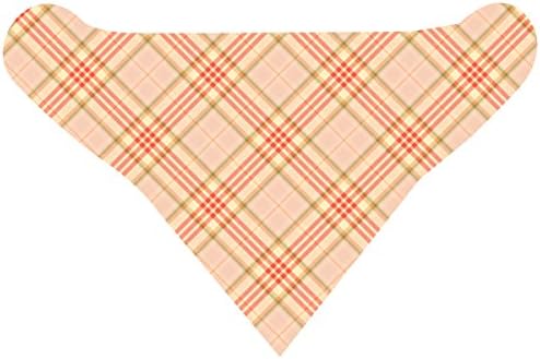 Trishies Giggle Burp Bibs For Babies - Holiday Thanksgiving Plaid Bandana Drool Bib Baby Gift - Toddler and Baby Drool Bib