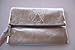 Victoria's Secret Supermodel Case Bag Purse Foldover Silver Angel Clutch