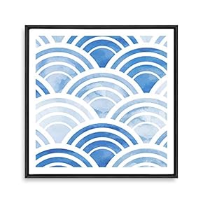 Framed Canvas Wall Art Geometric Figure Canvas Prints Home Artwork Decoration for Living Room,Bedroom - 24x24 inches