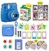 Fujifilm Instax Mini 9 Camera Bundle + 20 Instant Fuji-Film Sheets, Instax Camera Case + 14 PC Instax Accessories Bundle, Fuji Mini 9 Gift Kit, 2 Albums, Lenses, 60 Stickers + 5 Desk Frames