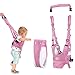 Baby Walker Toddler Walking Assistant, Autbye Stand and Walking Learning Helper for Kids, 4 in 1 Functional Safety Walking Harness Walker for Baby 7-24 Months (Pink)