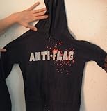 Anti-Flag Zipper Hoodie Swearshirt AntiFlag Anti Flag Sweat Shirt