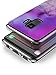 Mueral Compatible/Replacement Protective Case Samsung Galaxy S9 - Purple/Lavender Marble Geode Design