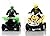 1:52 High Speed Mini RC 4CH Remote Control Racing Beach Motorcycle Bike Toy New