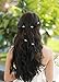 Missgrace 5PCS Bridal Women Handmade Crystal Hair Pins Clips Hair Styling (Silver)