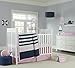 Nautica Kids Nursery Separates Comforter, Pink, Navy, White