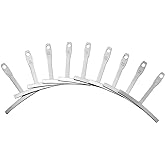 Dreamtop Set of 9 Guitar Radius Gauge Understring Radius Gauge String Gauges Luthier Tools for Guitar and Bass Setup